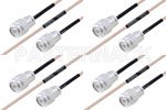 高可靠性 MIL-SPEC 系列,M39012/26-0018 转 M39012/26-0018 电缆组件, M17/113-RG316