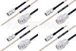 高可靠性 MIL-SPEC 系列,M39012/26-0018 转 M39012/55-3026 电缆组件, M17/113-RG316