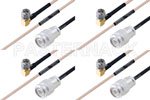 高可靠性 MIL-SPEC 系列,M39012/26-0018 转 M39012/56-3107 电缆组件, M17/113-RG316