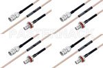 高可靠性 MIL-SPEC 系列,M39012/59-3026 转 M39012/55-3026 电缆组件, M17/113-RG316
