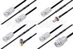 高可靠性 MIL-SPEC 系列 M39012/16-0220 M17/119-RG174 电缆组件