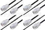 高可靠性 MIL-SPEC 系列,M39012/26-0018 转 M39012/26-0018 电缆组件, M17/119-RG174