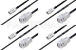 高可靠性 MIL-SPEC 系列,M39012/26-0018 转 M39012/55-3026 电缆组件, M17/119-RG174