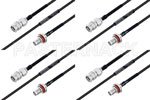 高可靠性 MIL-SPEC 系列,M39012/55-3026 转 M39012/59-3026 电缆组件, M17/119-RG174