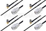 高可靠性 MIL-SPEC 系列,M39012/56-3107 转 M39012/26-0018 电缆组件, M17/119-RG174