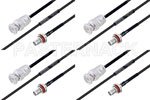 高可靠性 MIL-SPEC 系列,M39012/59-3026 转 M39012/16-0220 电缆组件, M17/119-RG174