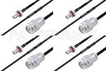 高可靠性 MIL-SPEC 系列,M39012/59-3026 转 M39012/26-0018 电缆组件, M17/119-RG174