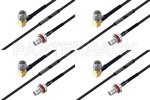 高可靠性 MIL-SPEC 系列,M39012/59-3026 转 M39012/56-3107 电缆组件, M17/119-RG174