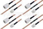 高可靠性 MIL-SPEC 系列,M39012/01-0503 转 M39012/26-0011 电缆组件, M17/128-RG400