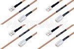 高可靠性 MIL-SPEC 系列,M39012/02-0503 转 M39012/16-0014 电缆组件, M17/128-RG400