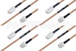 高可靠性 MIL-SPEC 系列,M39012/02-0503 转 M39012/26-0011 电缆组件, M17/128-RG400