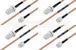 高可靠性 MIL-SPEC 系列,M39012/03-0503 转 M39012/26-0011 电缆组件, M17/128-RG400