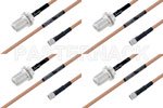 高可靠性 MIL-SPEC 系列,M39012/03-0503 转 M39012/55-3028 电缆组件, M17/128-RG400