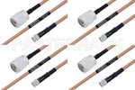高可靠性 MIL-SPEC 系列,M39012/55-3028 转 M39012/01-0503 电缆组件, M17/128-RG400