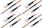 高可靠性 MIL-SPEC 系列,M39012/55-3028 转 M39012/16-0014 电缆组件, M17/128-RG400