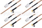 高可靠性 MIL-SPEC 系列,M39012/56-3109 转 M39012/02-0503 电缆组件, M17/128-RG400