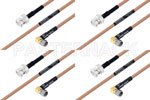 高可靠性 MIL-SPEC 系列,M39012/56-3109 转 M39012/16-0014 电缆组件, M17/128-RG400