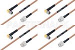 高可靠性 MIL-SPEC 系列,M39012/56-3109 转 M39012/26-0011 电缆组件, M17/128-RG400