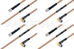 高可靠性 MIL-SPEC 系列,M39012/56-3109 转 M39012/55-3028 电缆组件, M17/128-RG400