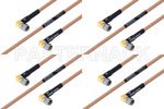 高可靠性 MIL-SPEC 系列,M39012/56-3109 转 M39012/56-3109 电缆组件, M17/128-RG400