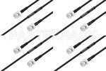 高可靠性 MIL-SPEC 系列,M39012/16-0013 转 M39012/16-0013 电缆组件, M17/28-RG058