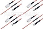 高可靠性 MIL-SPEC 系列,M39012/02-0503 转 M39012/55-3028 电缆组件, M17/60-RG142