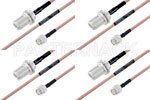 高可靠性 MIL-SPEC 系列,M39012/03-0503 转 M39012/26-0011 电缆组件, M17/60-RG142