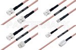 高可靠性 MIL-SPEC 系列 M39012/16-0014 M17/60-RG142 电缆组件