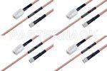 高可靠性 MIL-SPEC 系列,M39012/55-3028 转 M39012/02-0503 电缆组件, M17/60-RG142
