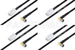 高可靠性 MIL-SPEC 系列,M39012/02-0503 转 M39012/56-3109 电缆组件, M17/84-RG223