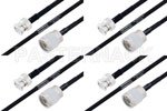 高可靠性 MIL-SPEC 系列,M39012/16-0014 转 M39012/01-0503 电缆组件, M17/84-RG223