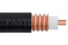 Low Loss 1/2 inch Superflexible Corrugated Coax Cable with Black PE Jacket