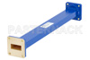 WR-112 Commercial Grade Straight Waveguide Section 12 Inch Length with UG-51/U Flange Operating from 7.05 GHz to 10 GHz