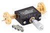 WR-15 Waveguide Continuously Variable Attenuator, 0 to 30 dB, From 50 GHz to 75 GHz, UG-385/U Round Cover Flange, Dial