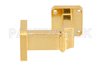 WR-42 Instrumentation Grade Waveguide E-Bend with UG-595/U Flange Operating from 18 GHz to 26.5 GHz