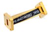 WR-42 45 Degree Left-hand Waveguide Twist With a UG-595/U Flange Operating From 18 GHz to 26.5 GHz