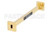 WR-51 Instrumentation Grade Straight Waveguide Section 9 Inch Length with UG Square Cover Flange Operating from 15 GHz to 22 GHz