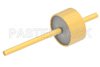 Hermetic Seal Solder Contact With 0.012 Diameter Flat Tip, 0.1 Body Diameter And 0.18 Pin Length