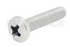 4-40 Zinc Plated Screw 0.5 Inch Long Phillips in 100 Each Packages