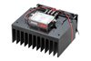 2 Watt P1dB, 6 GHz to 18 GHz, Medium Power Amplifier with Heatsink, SMA, 35 dB Gain, 40 dBm IP3