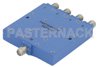 4 Way SMA Power Divider From 8 GHz to 18 GHz Rated at 30 Watts