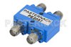 90 Degree SMA Hybrid Coupler From 12 GHz to 18 GHz Rated to 40 Watts