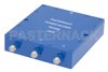 3 Way SMA Wilkinson Power Divider From 690 MHz to 2.7 GHz Rated at 10 Watts