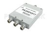 3 Way SMA Power Divider from 2 GHz to 4 GHz Rated at 30 Watts