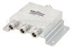 3 Way N Power Divider From 698 MHz to 2.7 GHz Rated at 30 Watts