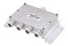 Low PIM 4 Way N Power Divider From 698 MHz to 2.7 GHz Rated at 30 Watts