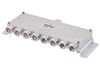 Low PIM 8 Way 4.1/9.5 Mini DIN Power Divider From 698 MHz to 2.7 GHz Rated at 30 Watts