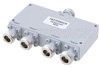 4 Way N Power Divider from 1 GHz to 4 GHz Rated at 30 Watts