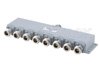 8 Way N Power Divider from 5 MHz to 500 MHz Rated at 10 Watts