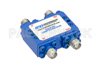 90 Degree SMA Hybrid Coupler From 7 GHz to 18 GHz Rated to 30 Watts
